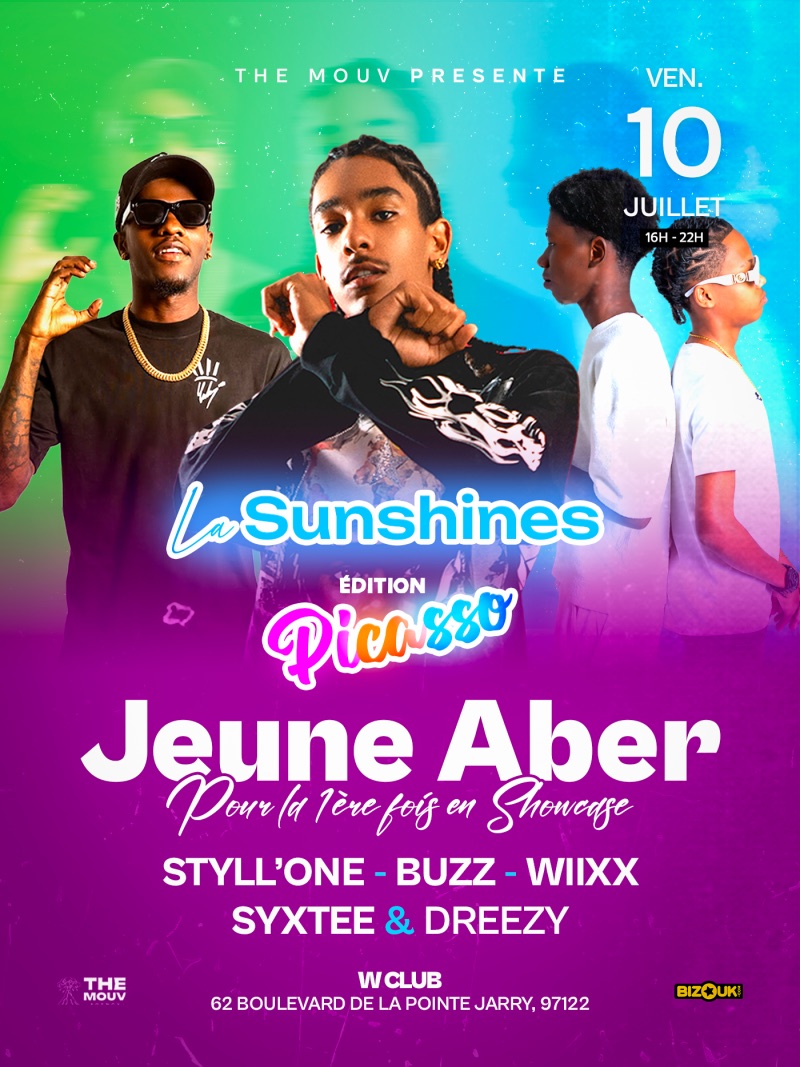 Affiche officielle — La Sunshines : Édition Picasso, 10 juillet